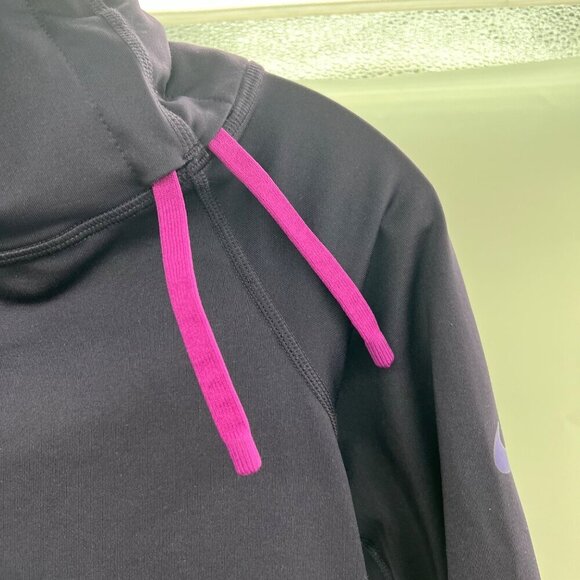 Nike Pro Women's Mock Neck Active Pullover Top Purple/Pink Size Small - Picture 4 of 9